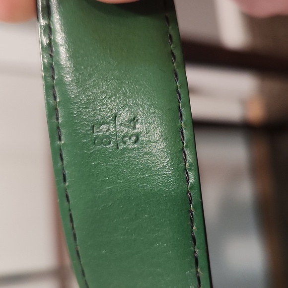 Louis Vuitton Green Epi Leather Belt - Picture 7 of 7